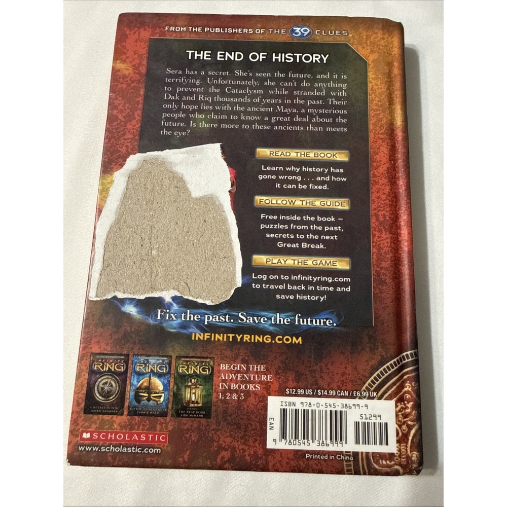 Curse of the Ancients (Infinity Ring, Book 4) by Matt de la Peña (2013) - Picture 2 of 4